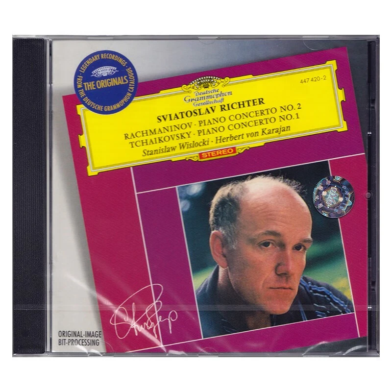 【原装进口】里赫特 拉赫玛尼诺夫 柴可夫斯基 钢琴协奏曲 德版CD