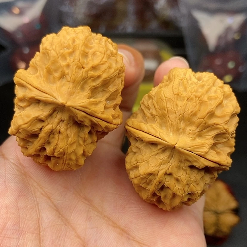 【闪购商品】把件文玩核桃43尺麒麟元宝