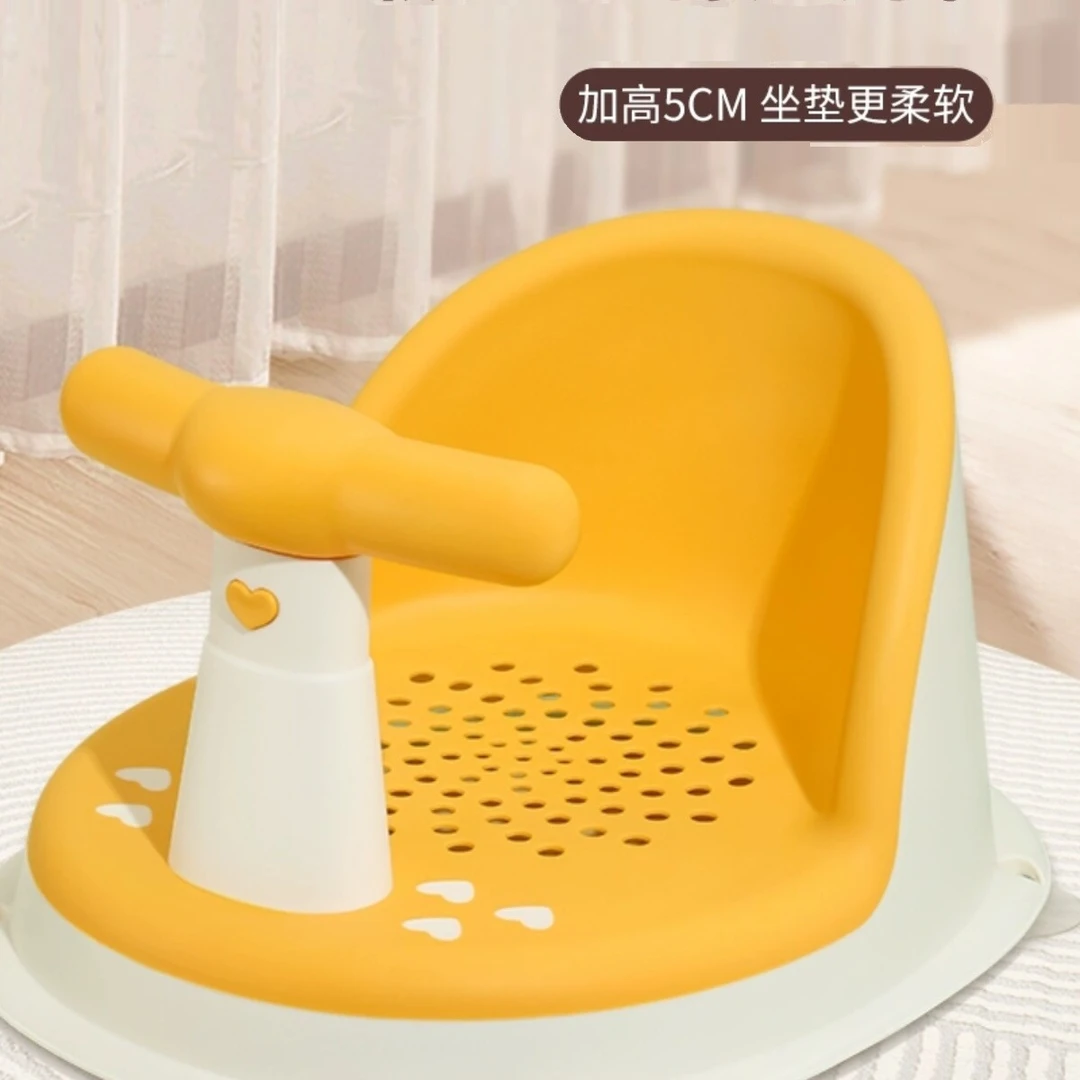 童灿宝宝洗澡坐椅婴儿洗澡神器可坐躺托新生儿童浴盆座椅防滑浴凳