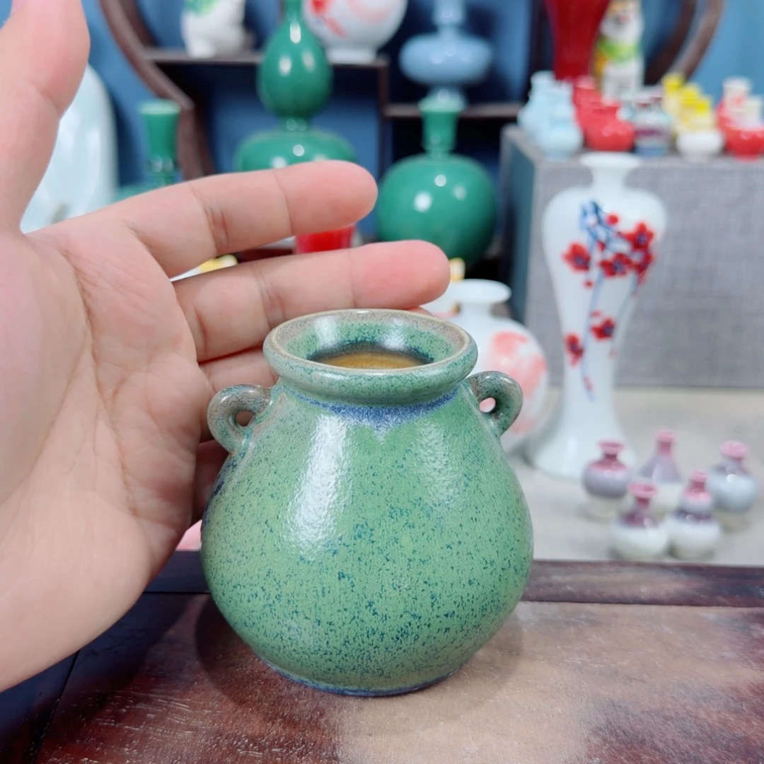 陶瓷手工小花器摆件