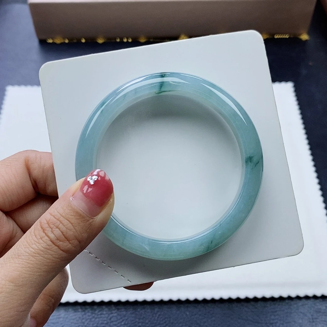 未镶嵌手镯翡翠57圈口
