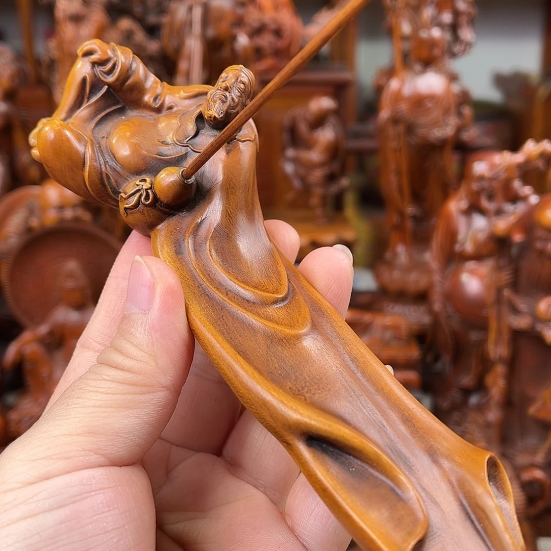 黄杨木黄杨木雕刻长度29厘米