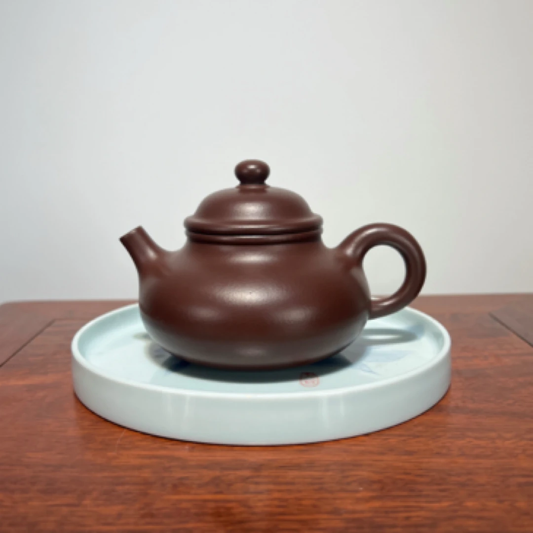 包浆快【容天壶】200cc原矿老紫泥（首图为泡养后）紫砂壶茶壶茶具