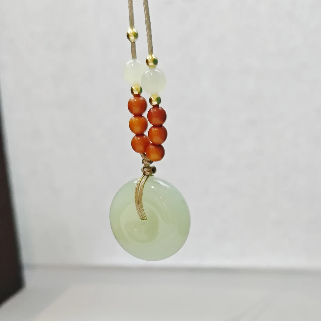 【贵妃玉】精致款和田玉平安扣*多样性发其一