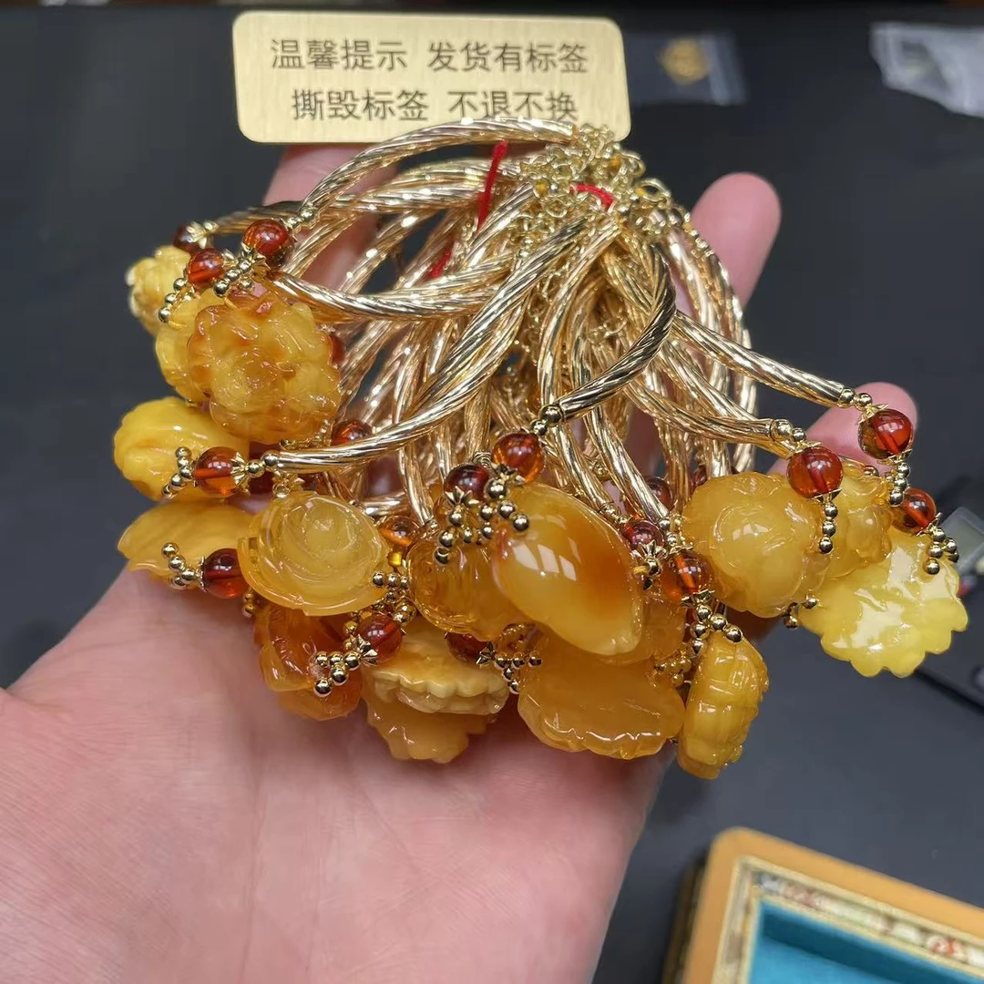 蜜蜡手链  【商城】多 样性发其一@k