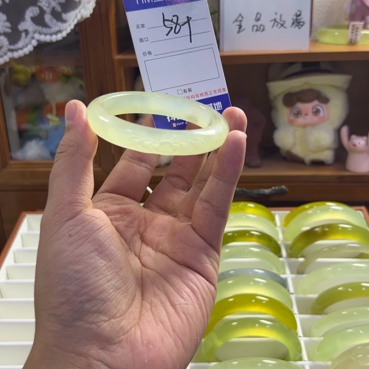蛇纹石玉未镶嵌手镯496