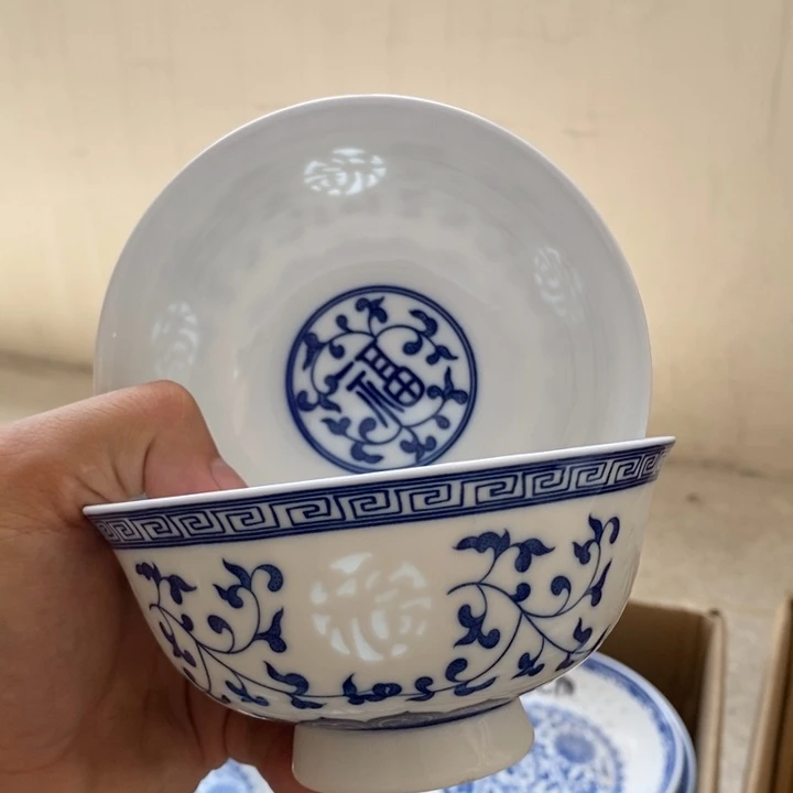 碗景德镇高温细白瓷餐具