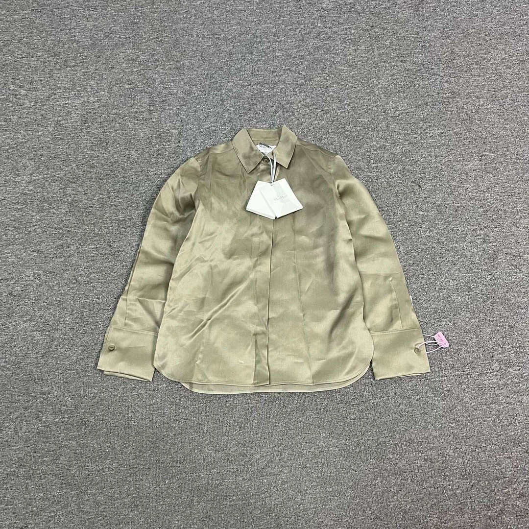 未使用 MaxMara maxmara 真丝衬衫 全新