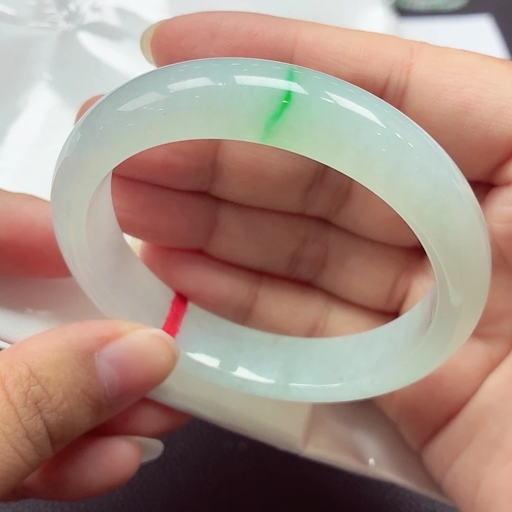 翡翠未镶嵌手镯天然缅甸A货翡翠