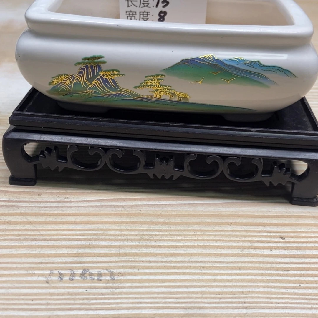 瓷片陶瓷花盆陶瓷艺术