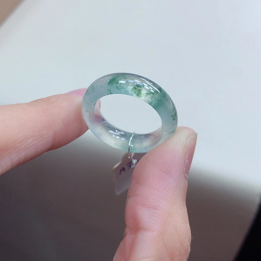 青***y翡翠未镶嵌戒指12号