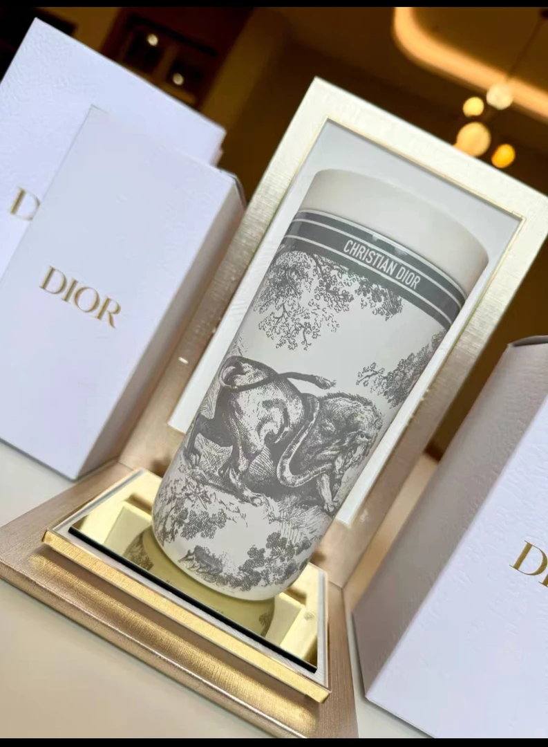 未使用 DIOR/迪奥 Dior迪奥动物园系列水杯全套包装165681杯子