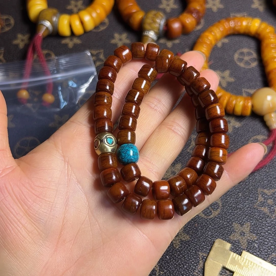 香榧木藏区手串牛骨