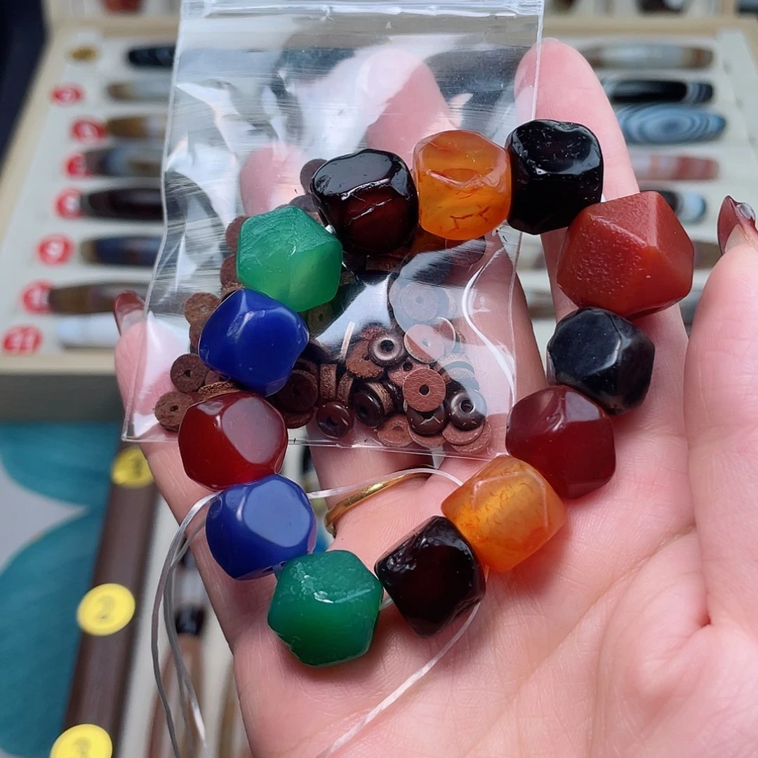 玛瑙/玉髓珠宝半成品未镶嵌余*