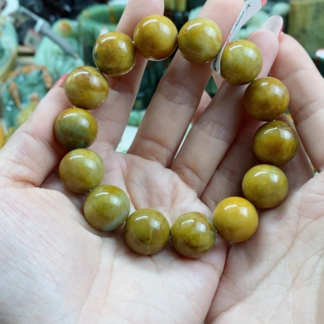 透闪石质玉手链未镶嵌