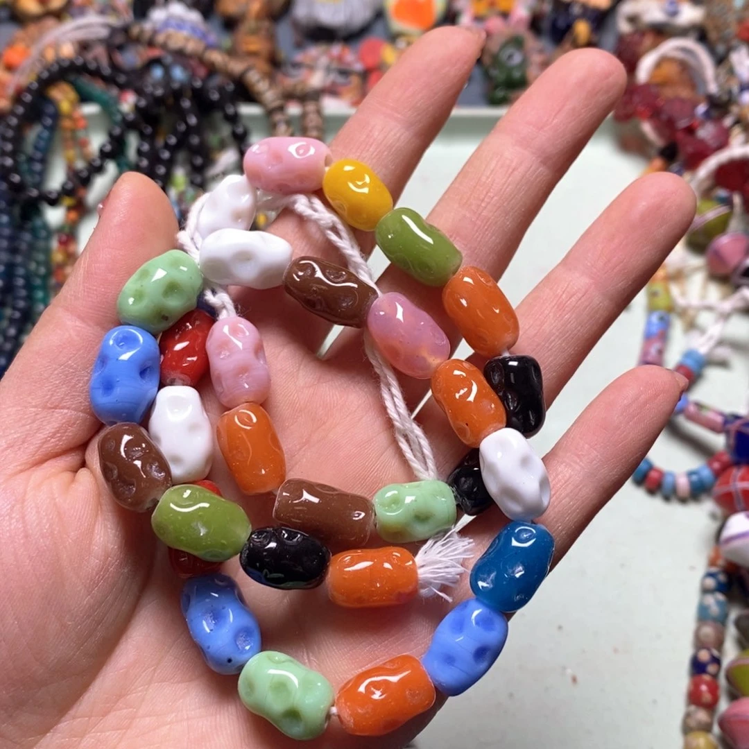 琉璃颈饰印度尼西亚小土豆链子