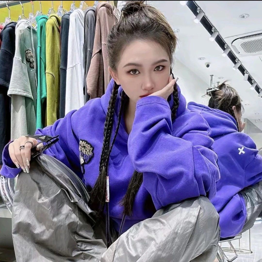 男士羽绒外套美式复古情侣休闲时尚百搭宽松工装夹克加绒韩版 991