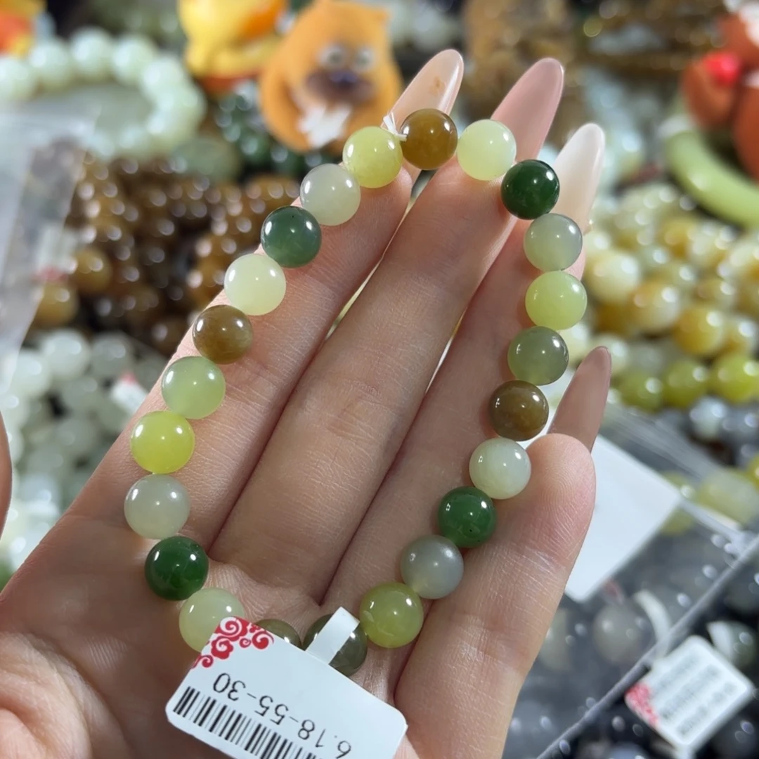 和田玉未镶嵌手链37