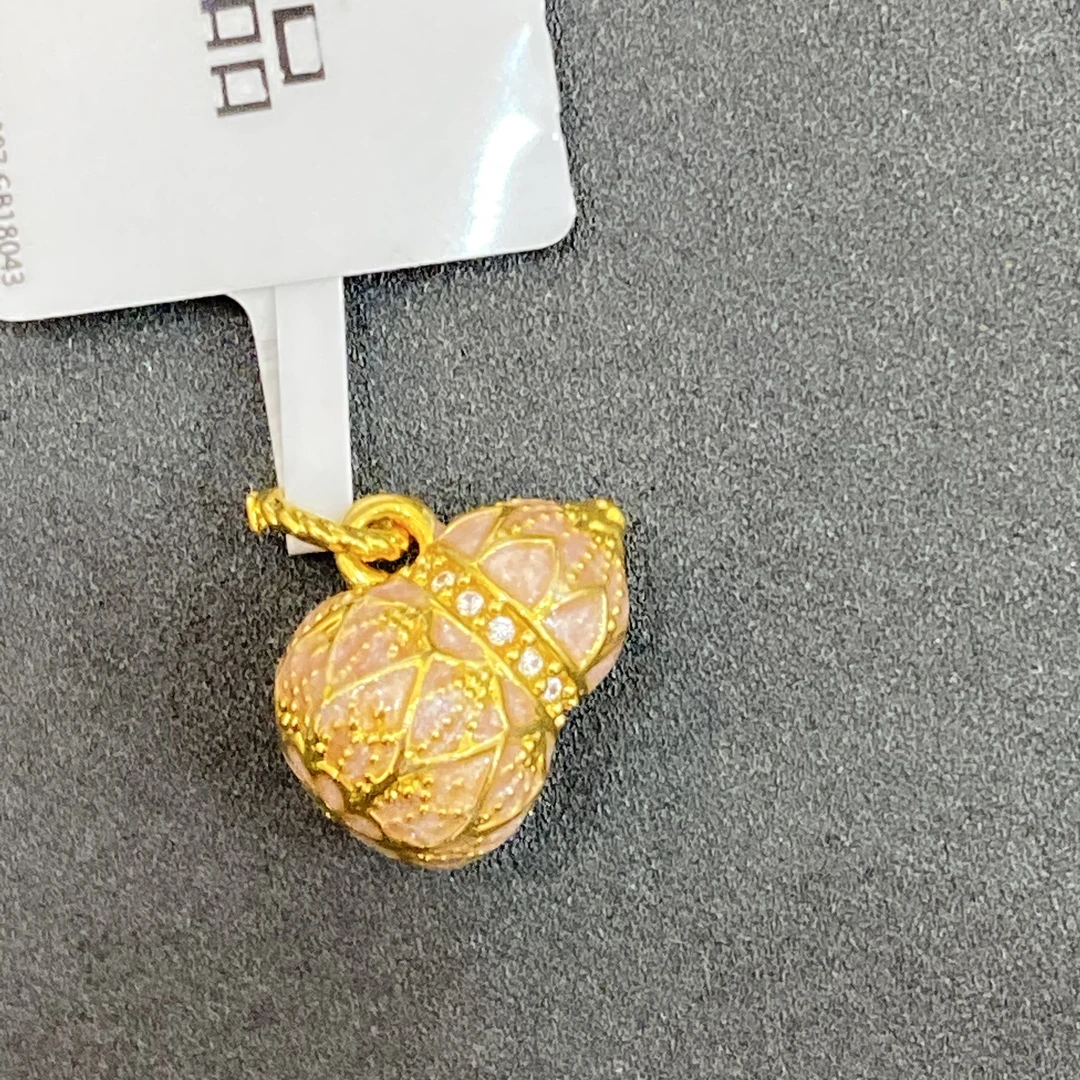 【莹莹专享】足金999饰品 粉色葫芦 0.75 ZP 纳金添福