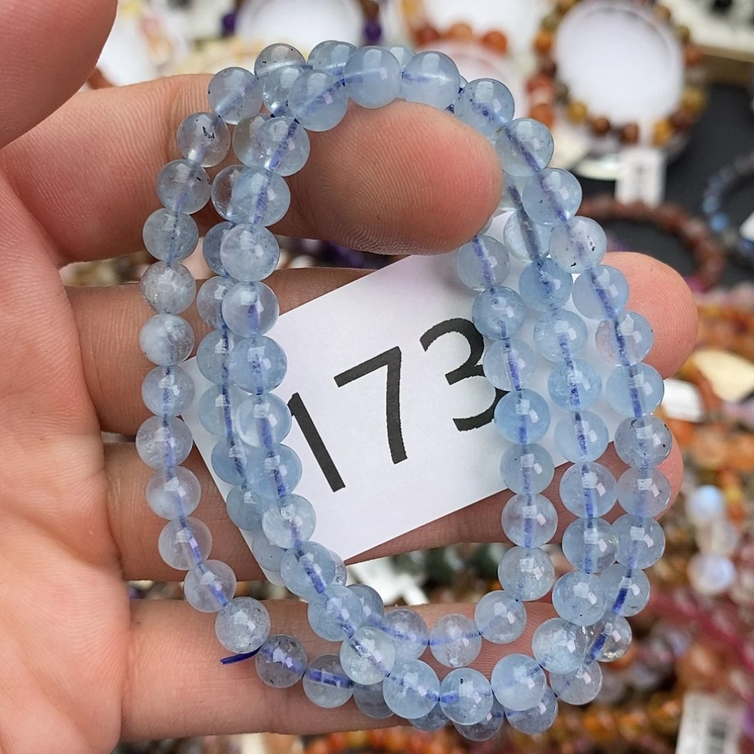 海蓝宝石手链未镶嵌手链