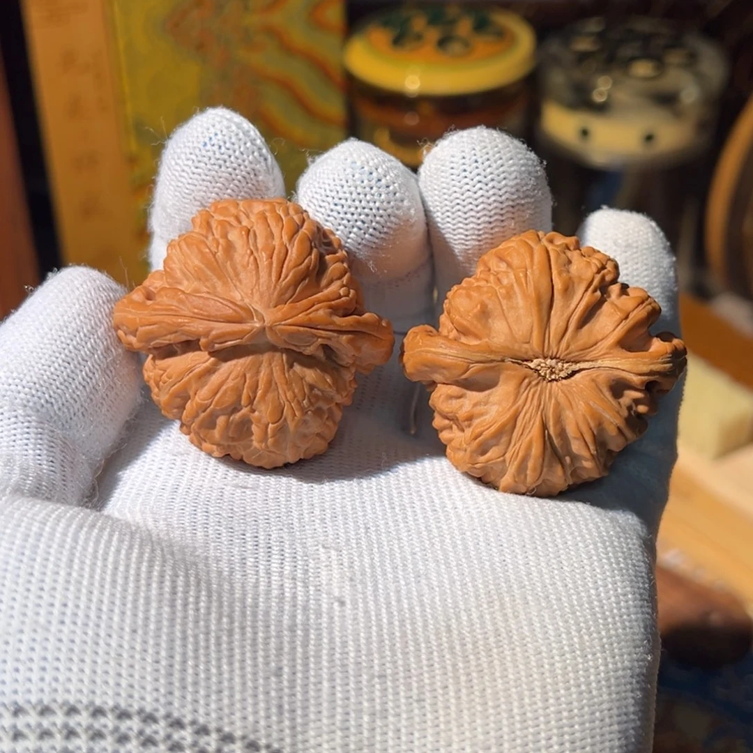 文玩核桃把件全品汉高白42