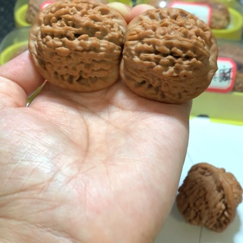 吊坠文玩核桃@*欢莲花