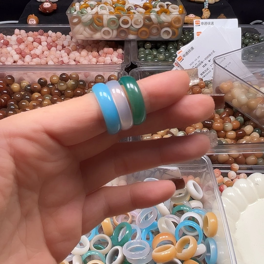 手串菩提根/象牙果多彩跑环5颗