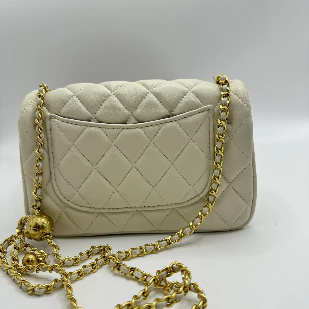 【南沙瑞熙】LZ-1015-白色RAIN.CUN轻奢小众时尚女士包