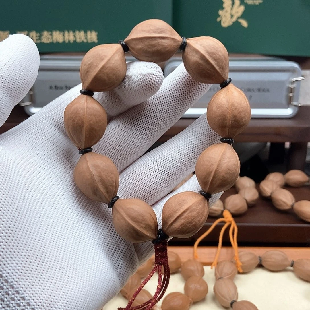 橄榄核手串1926三花短圆