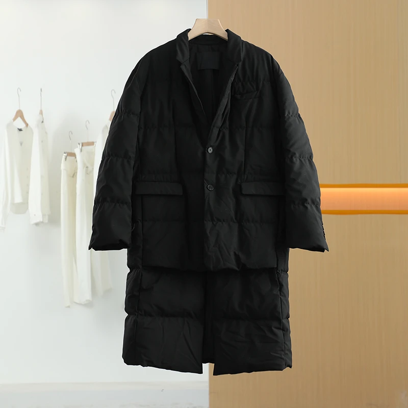 【半价q仓-唐长老自营】货号88247男装冬新款长款羽绒服J