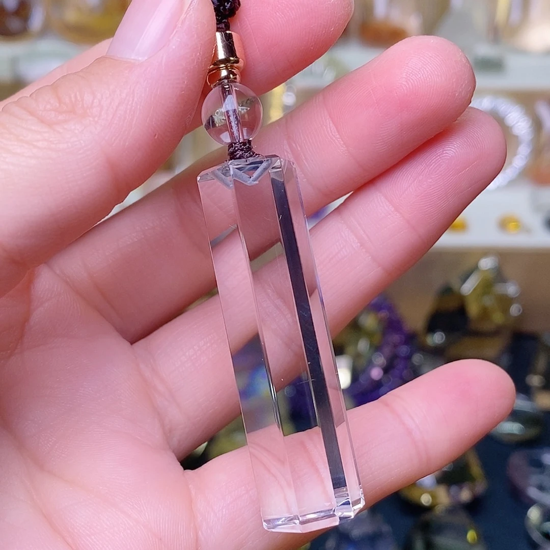 未镶嵌水晶吊坠(赠链)