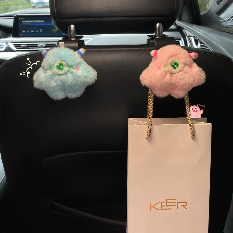 车载挂钩车内车用座椅椅背后排多功能可爱卡通小挂钩车内用品大全