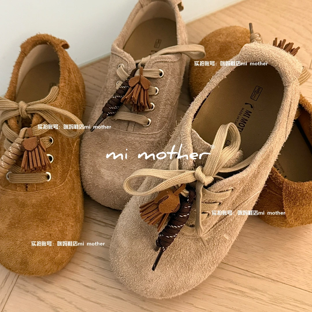 mi mother“袋鼠博肯”头层牛皮 真皮 爆软内增高勃肯鞋全包懒人鞋