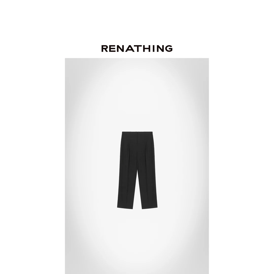 【RENATHING】轻薄修身显瘦直筒裤