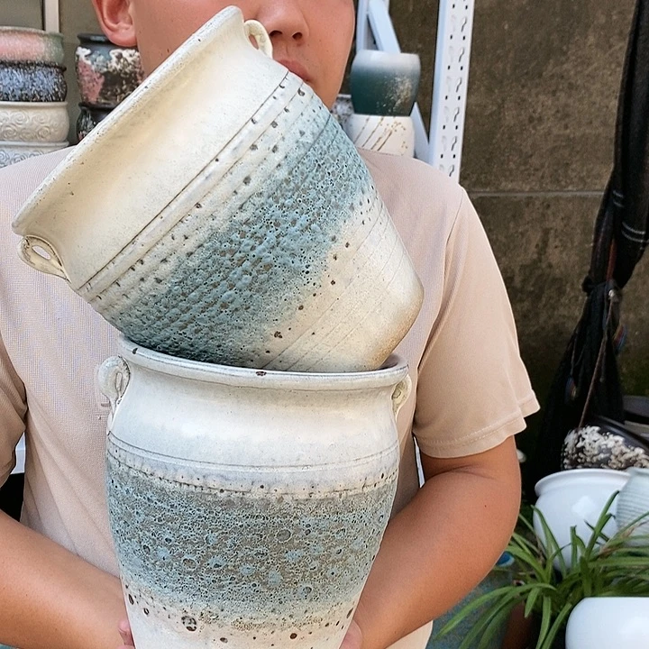 紫砂花盆口18高22福利