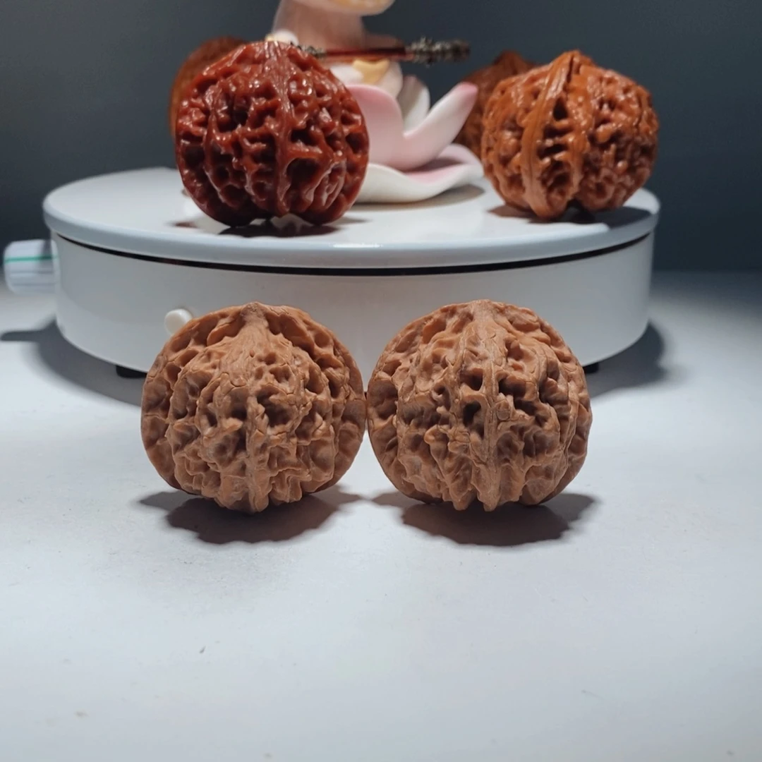 文玩核桃吊坠  603号-逸捻橙皮苹果园-40尺寸