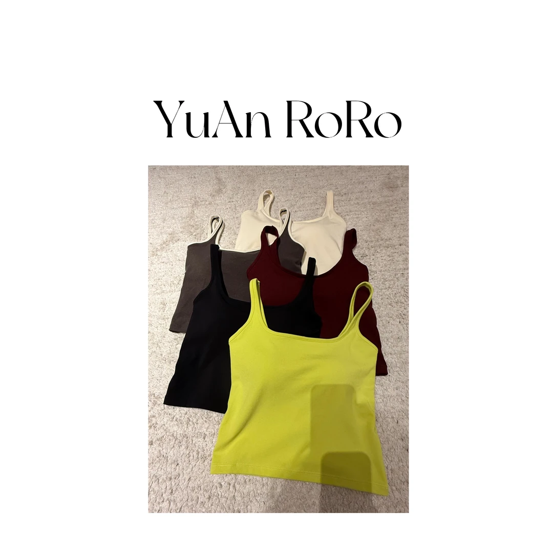 【媛媛家】美背吊带简约夏季网背打底修身多色