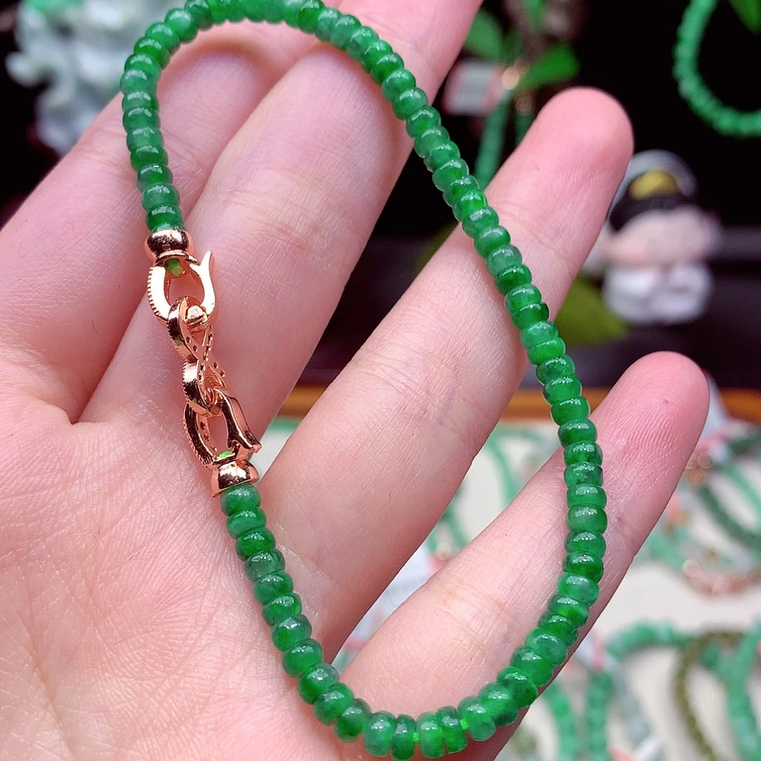 未镶嵌手链翡翠翡翠