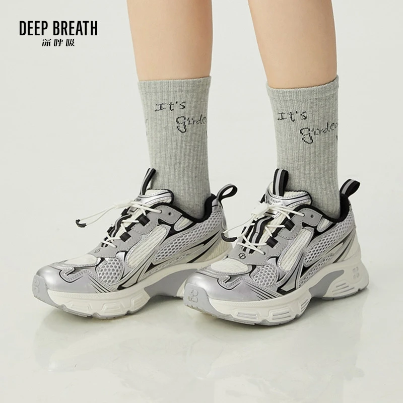 DEEP BREATH深呼吸女鞋新款运动鞋休闲旅游老爹鞋AX12247