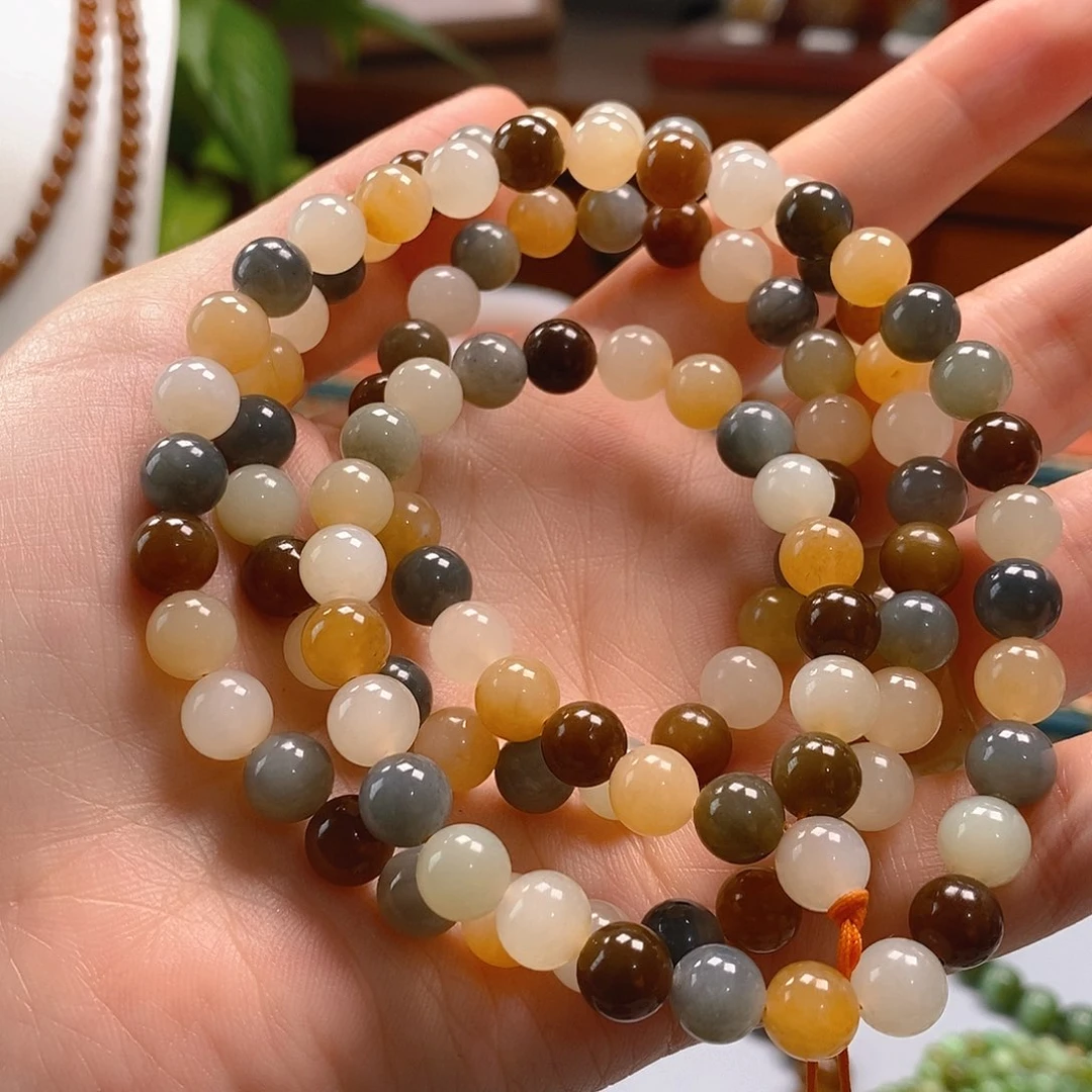 和田玉手串未镶嵌