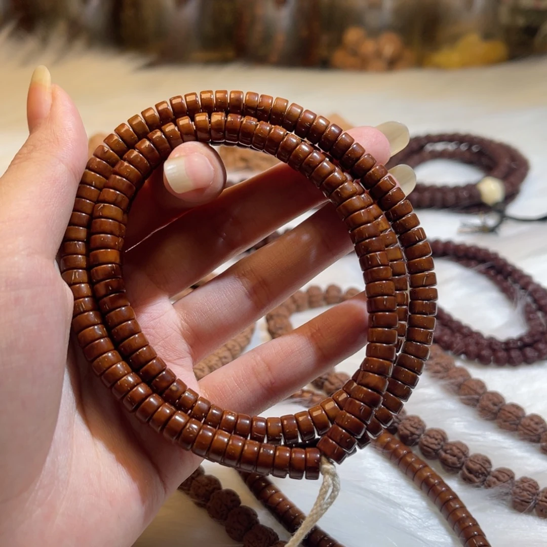 紫金鼠吊坠实心纯肉鼠片108