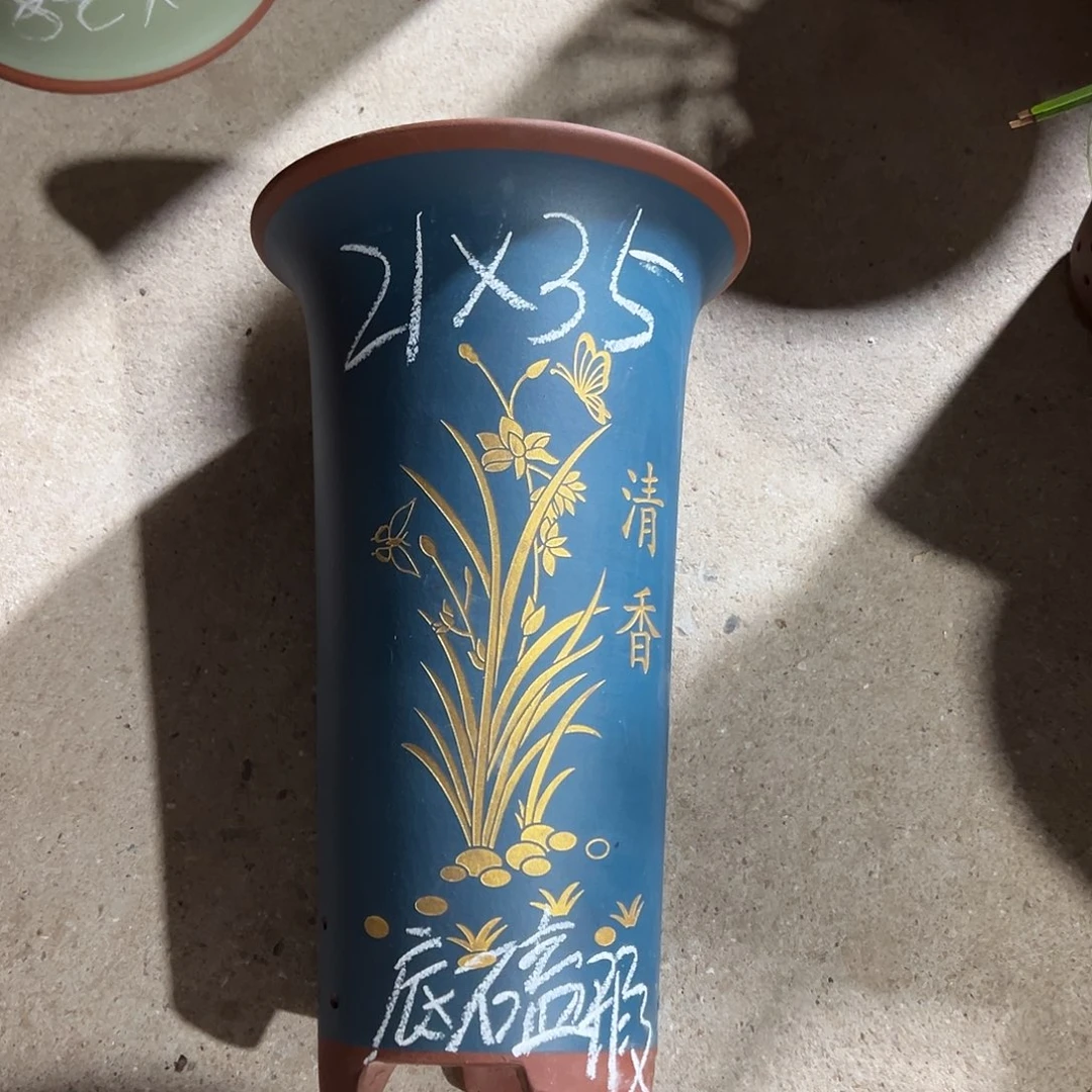紫砂花盆宜兴紫砂花盆源头