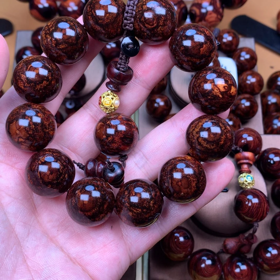 黄花梨/降香黄檀黄花梨手串2.0