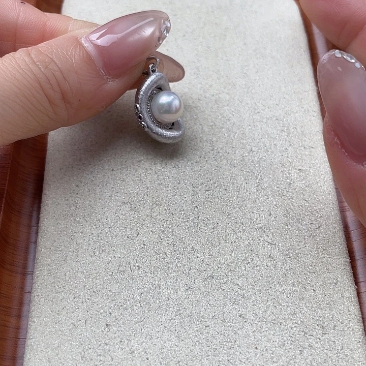 海水珍珠吊坠(不含链)银S925镶嵌