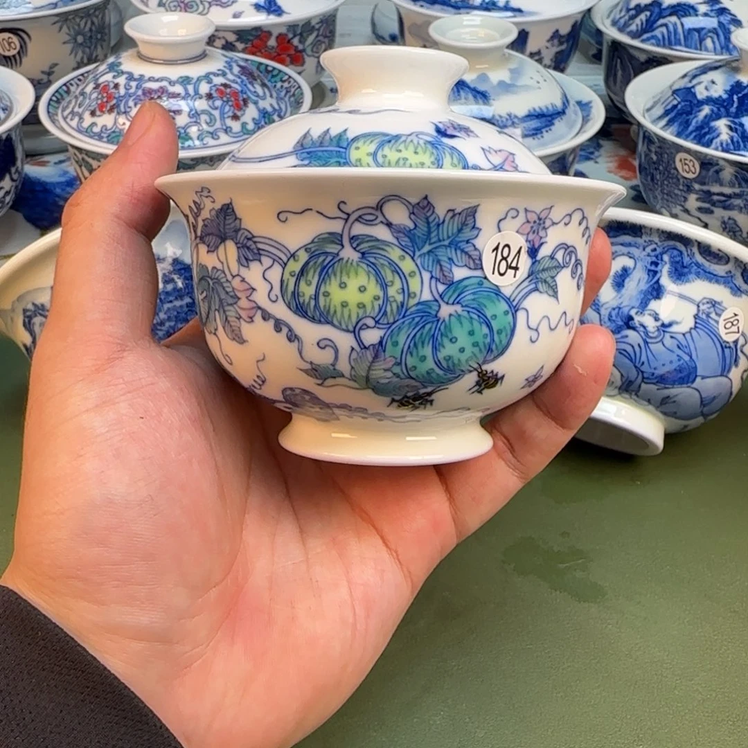 彦祖纯手工手绘茶具184