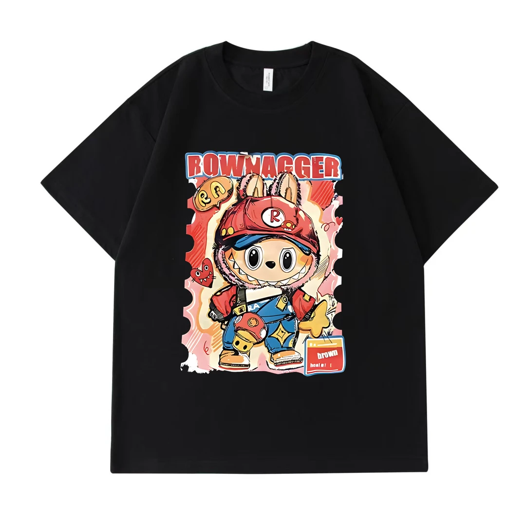 【拉布布】印花T恤纯棉短袖