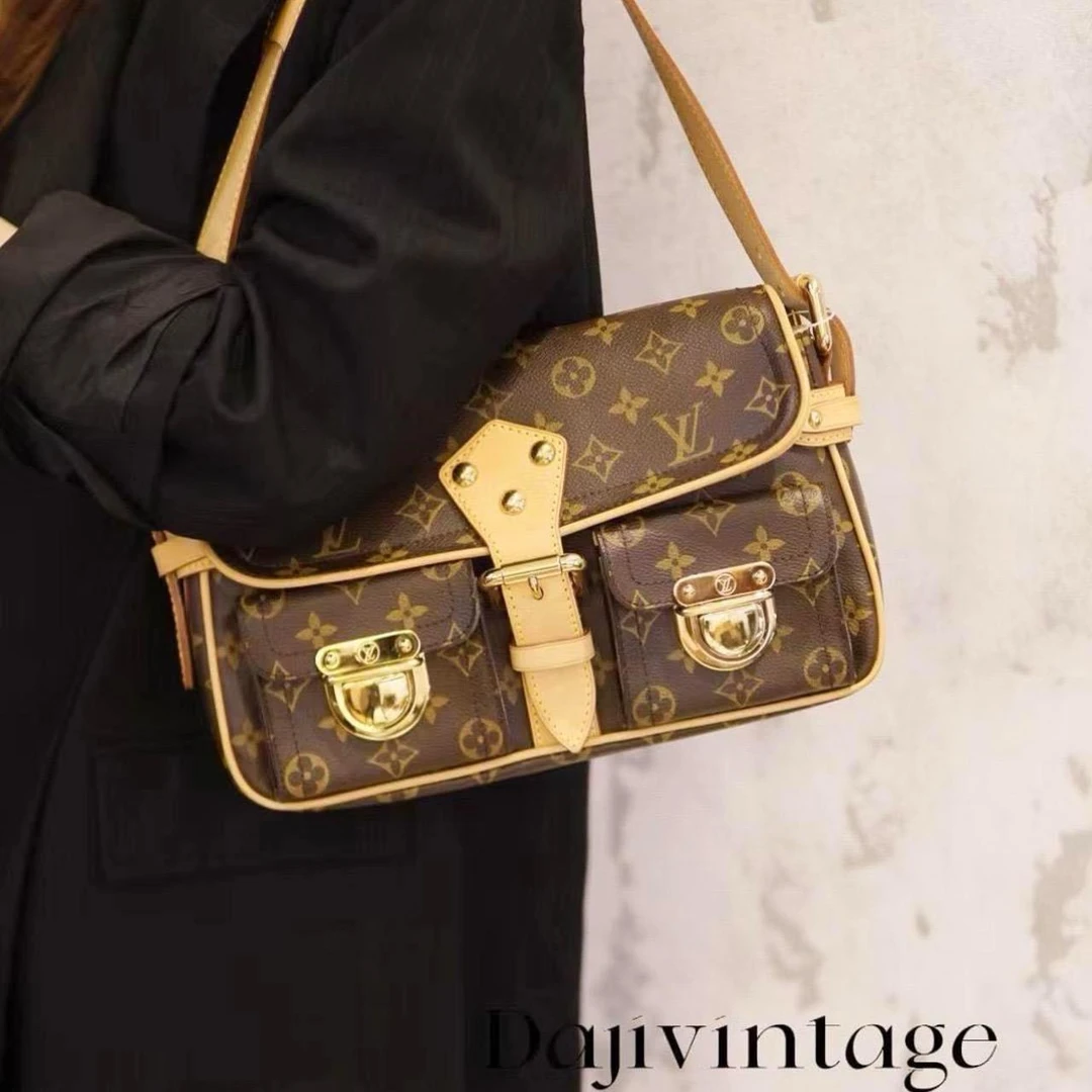 95新 LouisVuitton/路易威登 大吉中古ff/Lv塞纳河单肩包