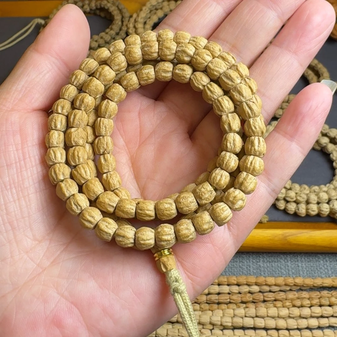 柏香籽/百香籽吊坠热振精工高油密108长串6mm