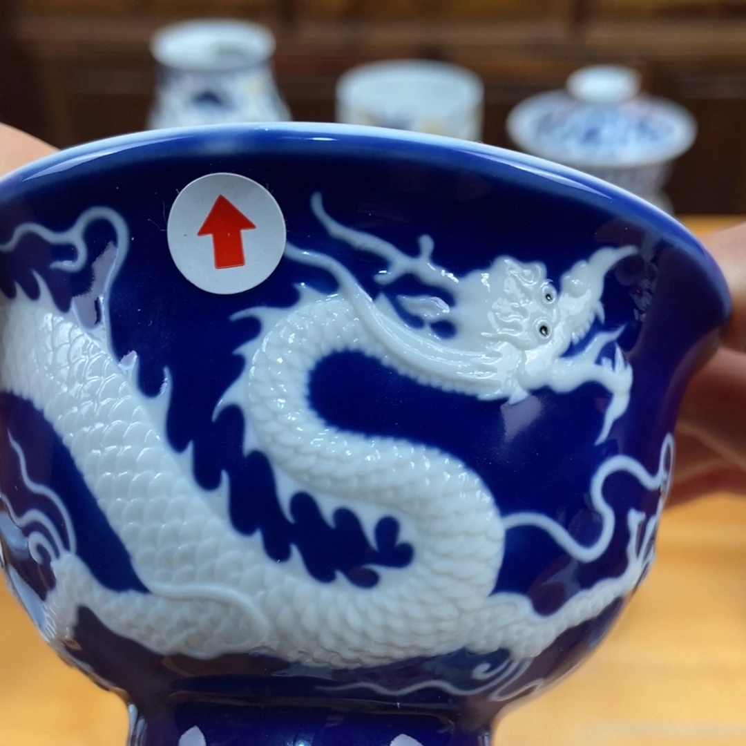 景德镇手绘现代茶具，非古董