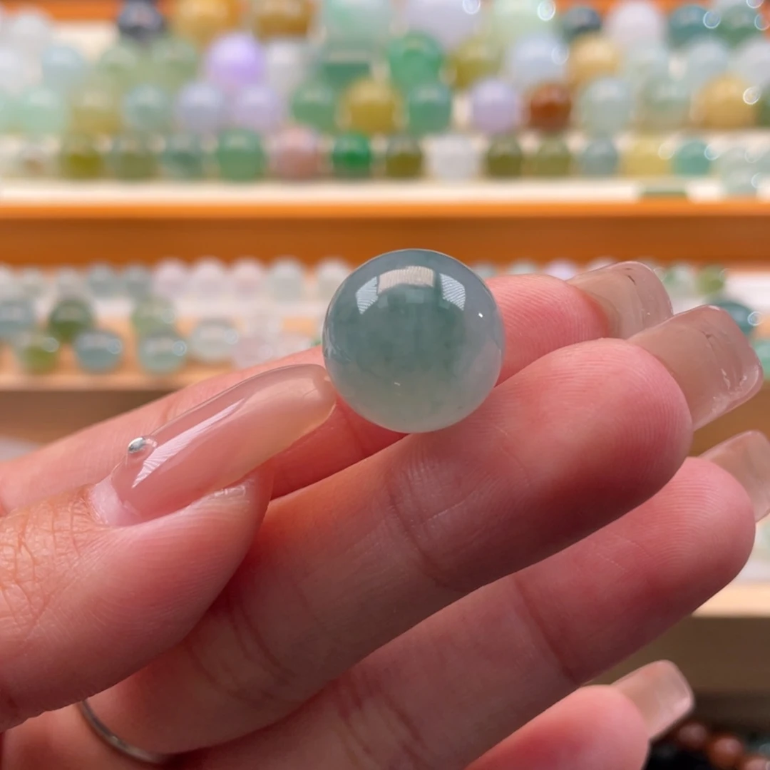 未镶嵌定制翡翠天然缅甸翡翠a货飘花14.8